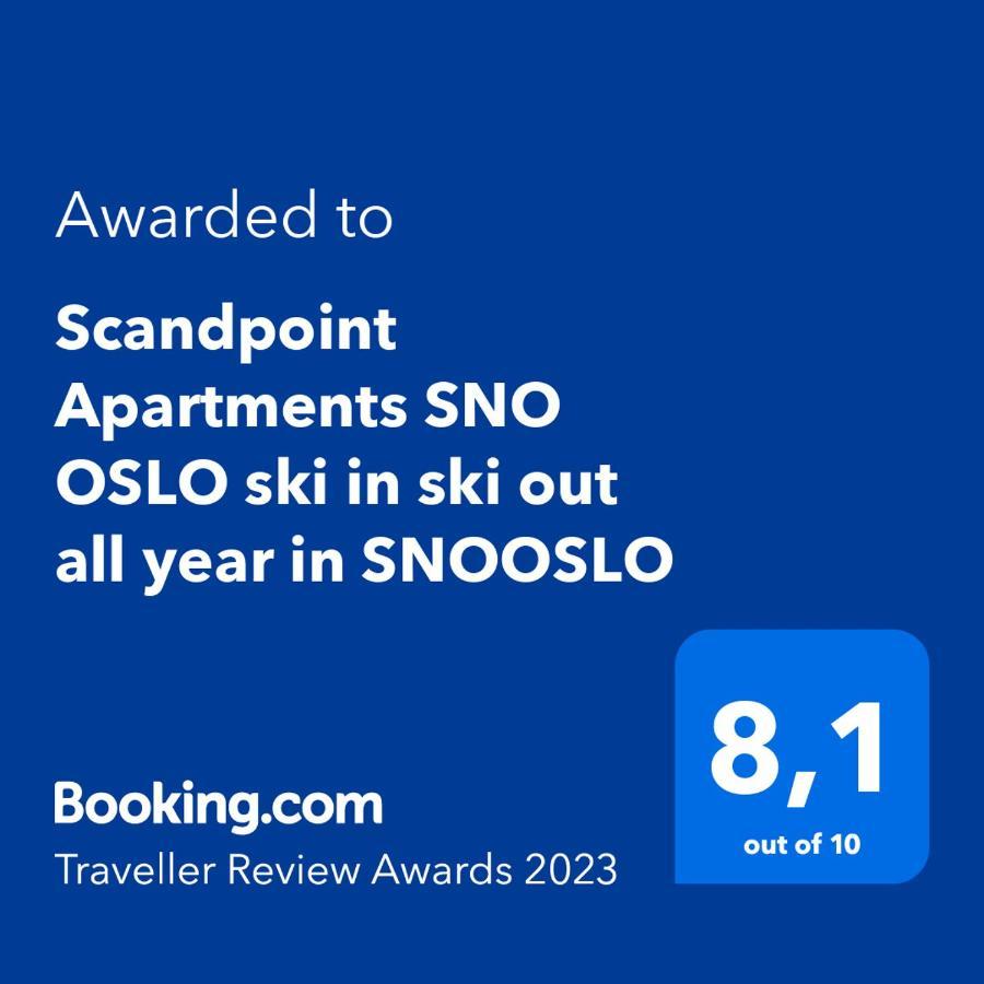 Scandpoint Apartments Oslo Ski In Ski Out All Year In Snooslo With Free Parking Luaran gambar